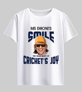 Dhoni Smile Unisex Half Sleeve T-Shirt